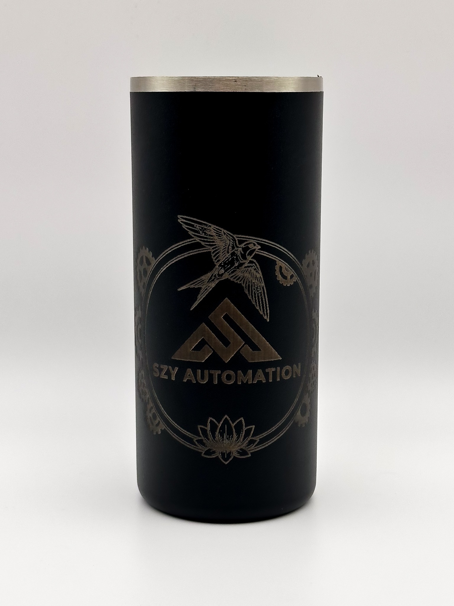 Custom Laser-Engraved 12oz Slim Can Cooler – Insulated Stainless Steel Seltzer Sleeve