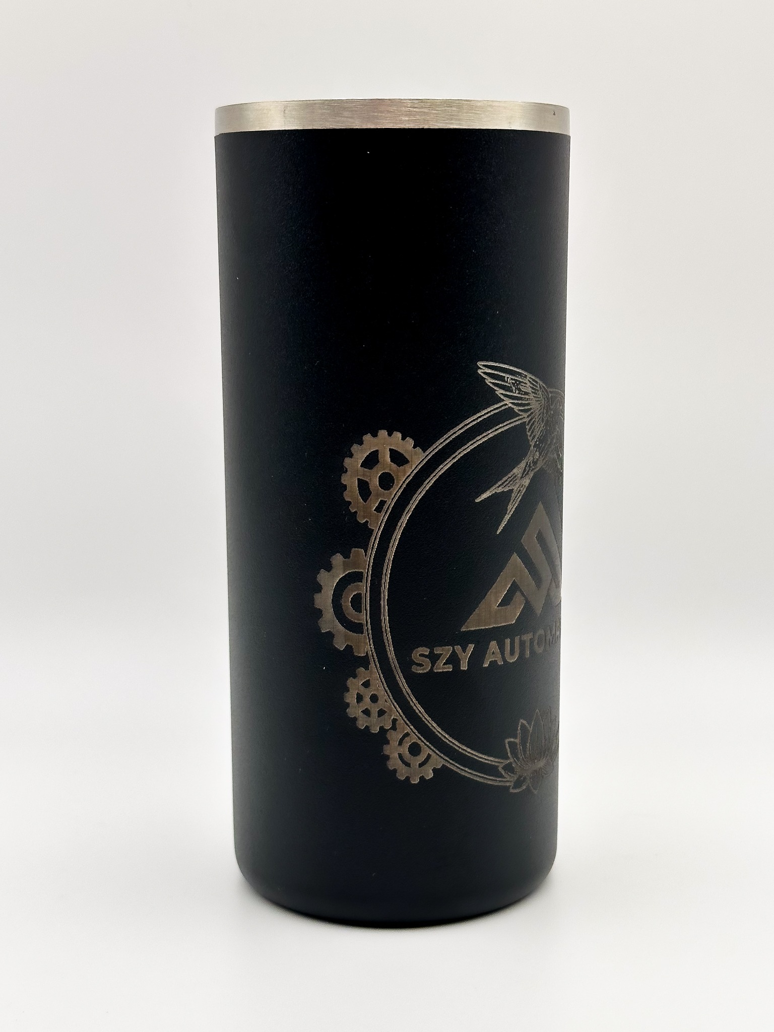 Custom Laser-Engraved 12oz Slim Can Cooler – Insulated Stainless Steel Seltzer Sleeve - Image 3