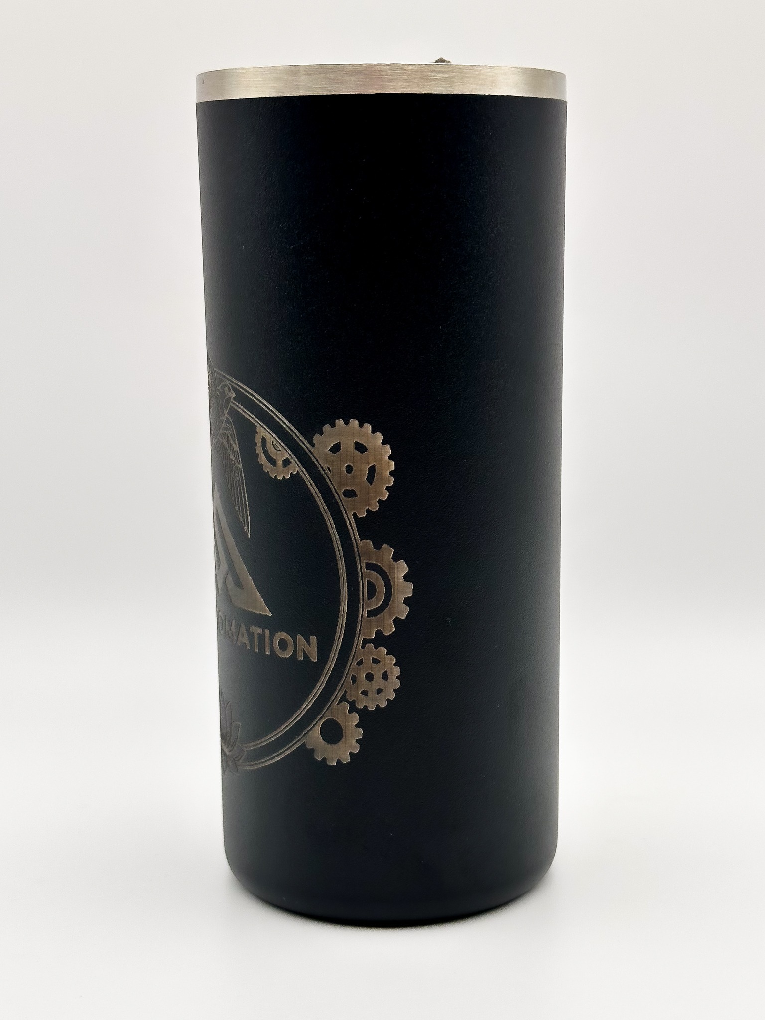 Custom Laser-Engraved 12oz Slim Can Cooler – Insulated Stainless Steel Seltzer Sleeve - Image 2