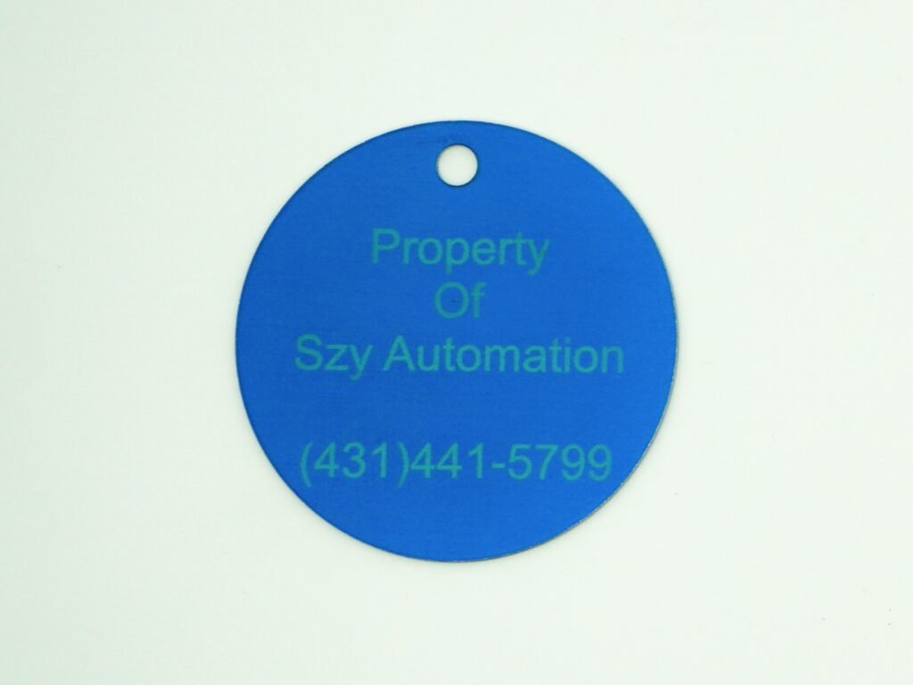Laser Engraved Pet Tags - 30mmx30mm